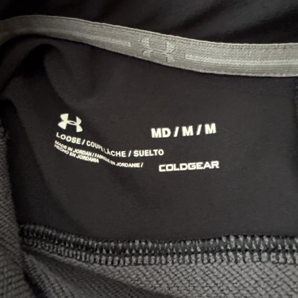 Boston Celtics Logo Women's Gray ColdGear Under Armour Pullover Size M - Picture 4 of 5